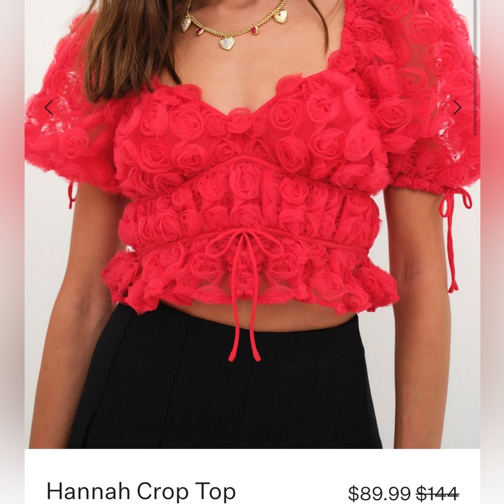 BNWT FLL Hannah Crop Top